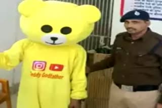 Man in teddy bear outfit arrested