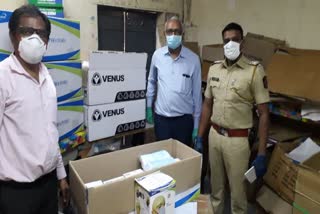 N95 mask seized Sakinaka 