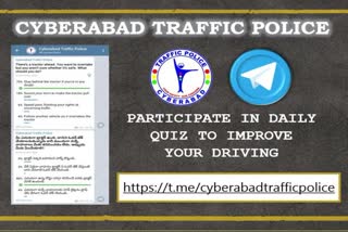 traffic quiz, traffic quiz by Cyberabad, Cyberabad traffic police 