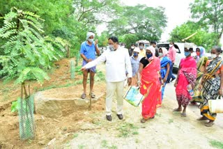 minister errabelli dayakar rao, palle pragathi 