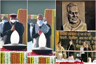Leaders pay tributes to Atal Bihari Vajpayee on his birth anniversary