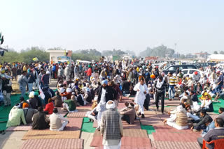 farmers protest start at Bhavdin Toll in sirsa