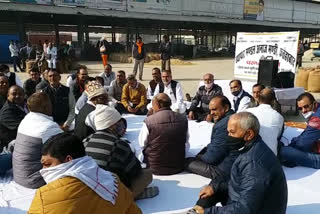 fatehabad grain market merchants on strike