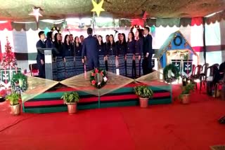 Christmas choir at Aizawl Synod Mission