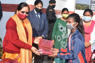 Governor Baby Rani Maurya visits Jhajhra village