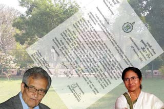 mamata banerjee writes letter to amartya sen