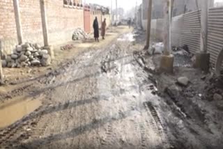 poor condition of road