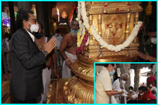 cji justice sharath arvind bobde visits tiruchanur padamavathi amman temple