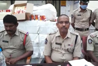 gutka packets and cannabis seized