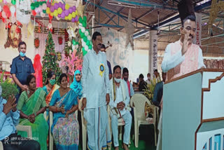 Errabelli Dayakar Rao participated Christmas celebrations