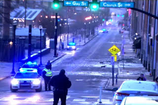 An explosion that shook the largely deserted streets of downtown Nashville