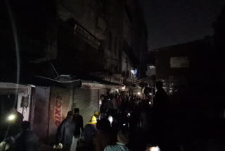 કાલુપુર સિંધી માર્કેટ કાપડ ની દુકાન લાગી આગ