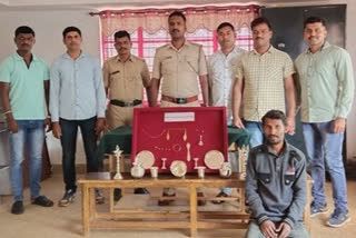 arrest of a house thief in Sagara