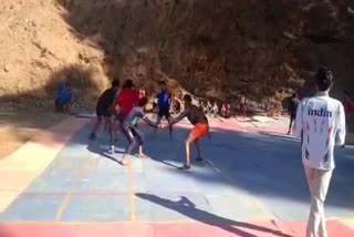 Kabbadi tournament in paonta sahib