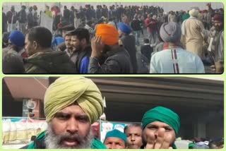 Angry farmers jammed Ghazipur border on both sides