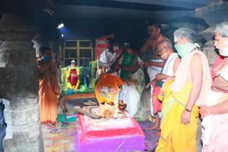 Gita Jayanti celebrations end in  vemulawada temple