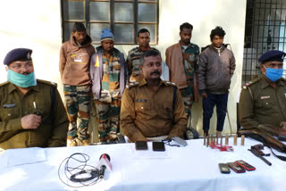 five tpc members arrested in gumla