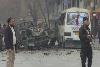 Blasts target police in Kabul