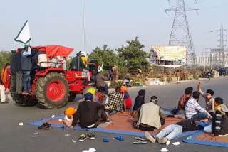 farmers closed nh 24 during ghazipur boarder protest