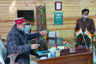 candidates filed nomination for Panchayat elections in Paonta Sahib