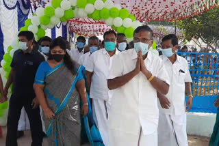 minister kp anbazhagan in dharmapuri