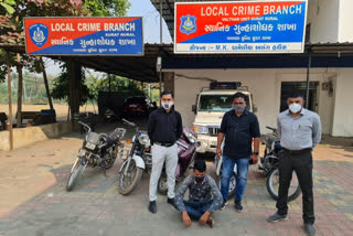 ગુજરાતમાંથી મોટર સાયકલ ચોરી કરતી ગેંગનો પર્દાફાશ
