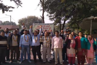 bhiwani physical teachers protest