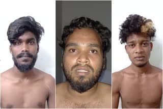 Defendants arrested for attacking police vehicle  പൊലീസ് വാഹനം ആക്രമിച്ച പ്രതികൾ പിടിയിൽ  തിരുവല്ലം വണ്ടിത്തടം  തിരുവല്ലം പൊലീസ്