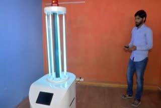 Hyderabad based start up develops robot disinfectant
