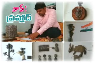 Prahlad Pawar turned his childhood hobby into a business with pebble art in Maharashtra