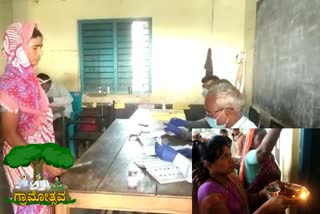 voters worship the polling booth