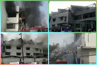 fire maruti car showroom in Ghaziabad