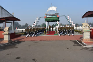 kasam parade organized at punjab regiment center in ramgarh