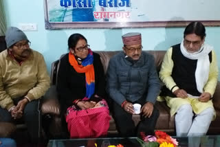 Minister of State Atar Singh Aswal on Ramnagar visit