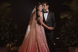 yuzvendra chahal and dhanashree verma shared their sangeet ceremony pics