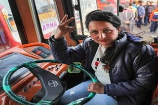 Luckdown effect: Jammu woman turns into bus driver after husband lost job