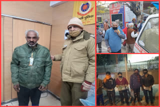 south delhi police distributed warm clothes