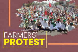 Amid cold wave, farmers protest enters 32nd day