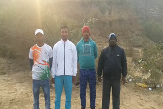 sahibganj-athletics-player-won-bronze-and-silver-in-athletics-competition-in-ranchi