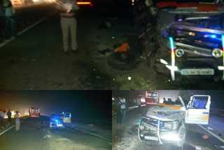 Chitradurga road accident: 3 more dead today  death toll raises to 8  ചിത്രദുർഗ വാഹനാപകടം; മരണസംഖ്യ എട്ടായി  ചിത്രദുർഗ വാഹനാപകടം  കർണാടകയിലെ വാഹനാപകടം  chitradurga road accident; death toll raises to eight  chitradurga road acciden  road accident in karnataka