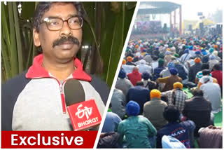 CM Hemant Soren statement on farmers movement in the country