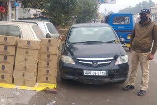 rishikesh police caught 25 cases of illegal liquor