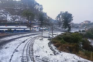 snowfall in Solan