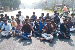 students-protest-at-nizam-college-in-hyderabad