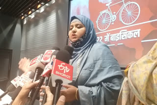 सुमैया राणा ने  ग्रहण की समाजवादी पार्टी की सदस्यता.