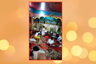 Hundi counting at Sri Durga Malleshwari Temple in Narsipatnam