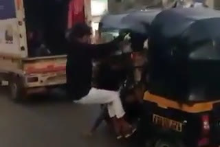 youth arrested for stunt on autorickshaw in kandivali