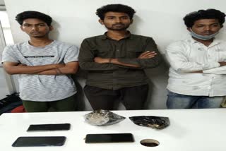 police-seized-drugs-and-three-degree-students-arrested-in-hyderabad