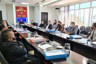 Mizoram Chief Minister Zoramthanga chaired a meeting of the Council of Ministers today where agendas from over ten (10) departments were considered