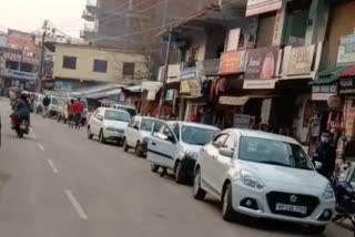 traffic jam in different towns of Bhoranj